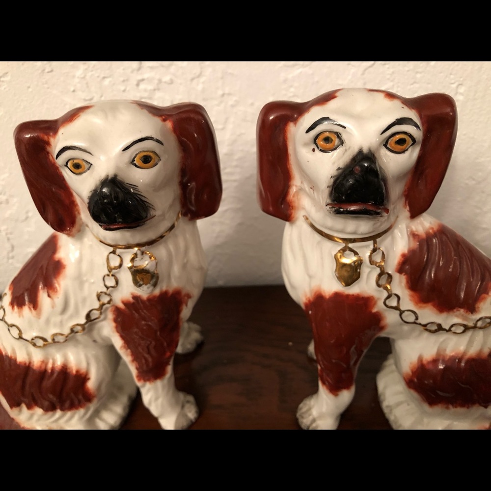 Staffordshire red spaniel dog Antiques - Picture 5 of 8
